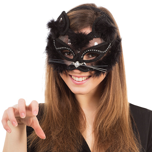 Венецианская маска «Кот» 